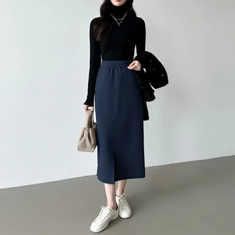 ママコーデ きちんと感あふれる大人の定番スカート