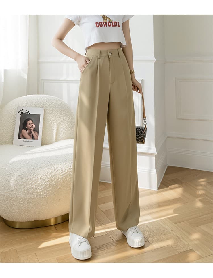ママコーデ 美シルエット ゆったりスラックス