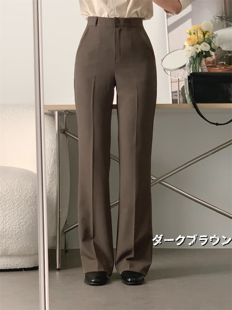 ママコーデ 発表会対応 秋冬ハイウエスト美脚パンツ きちんと見え