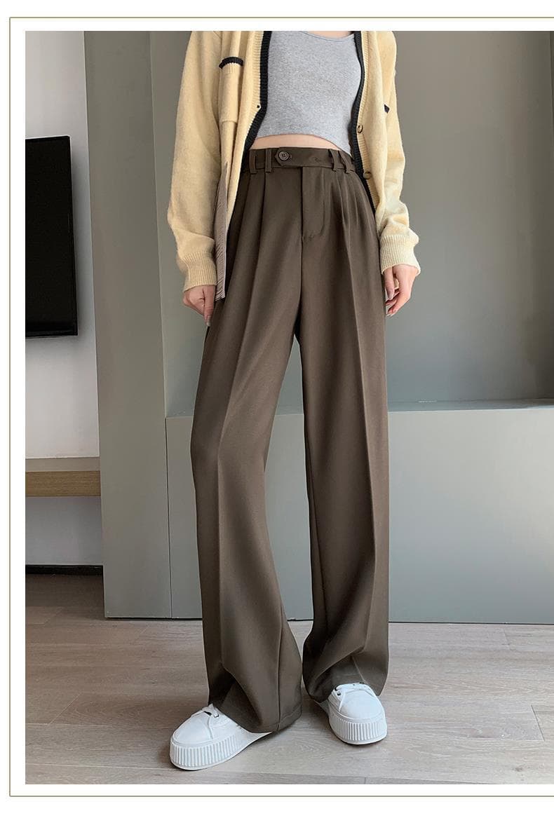 ママコーデ ゆったりドレープきれいめパンツ
