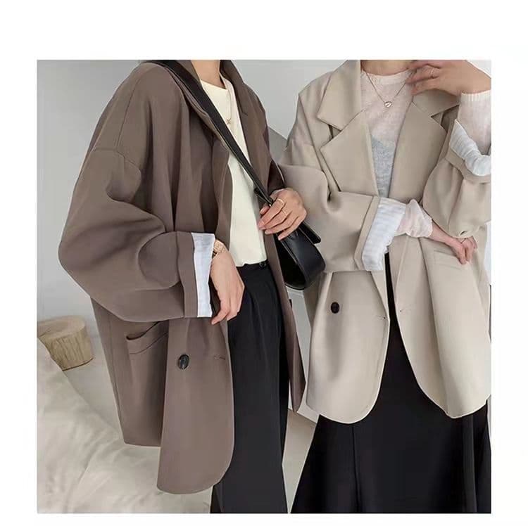 ママコーデ ゆったりシルエットロングジャケット