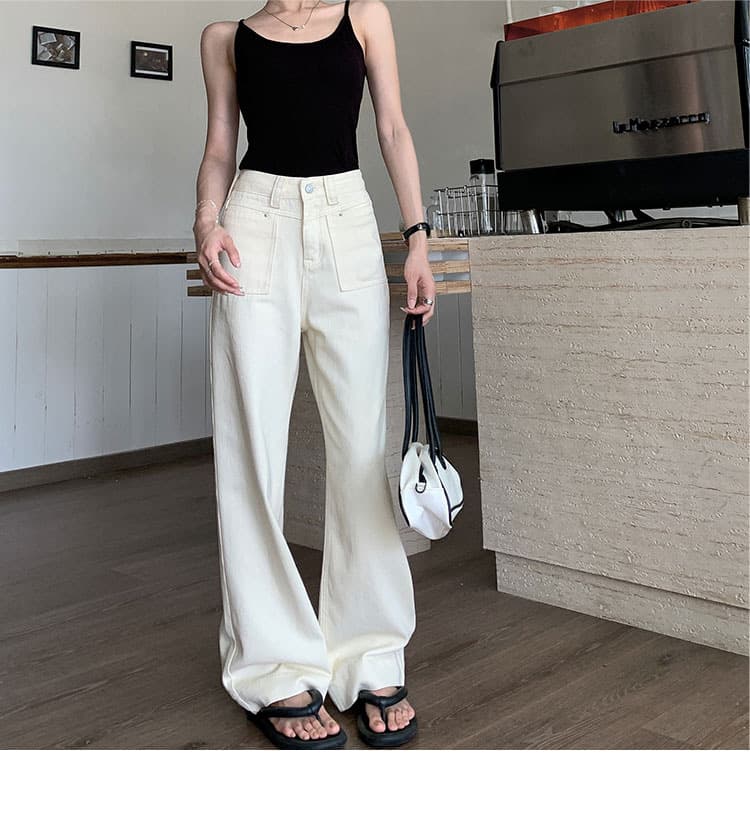 ママコーデ リラックスワイドデニムパンツ
