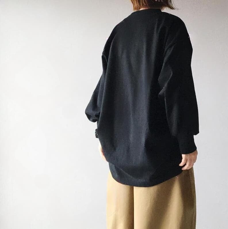 ママコーデ ゆったりバルーンパンツ＋スウェットシャツ