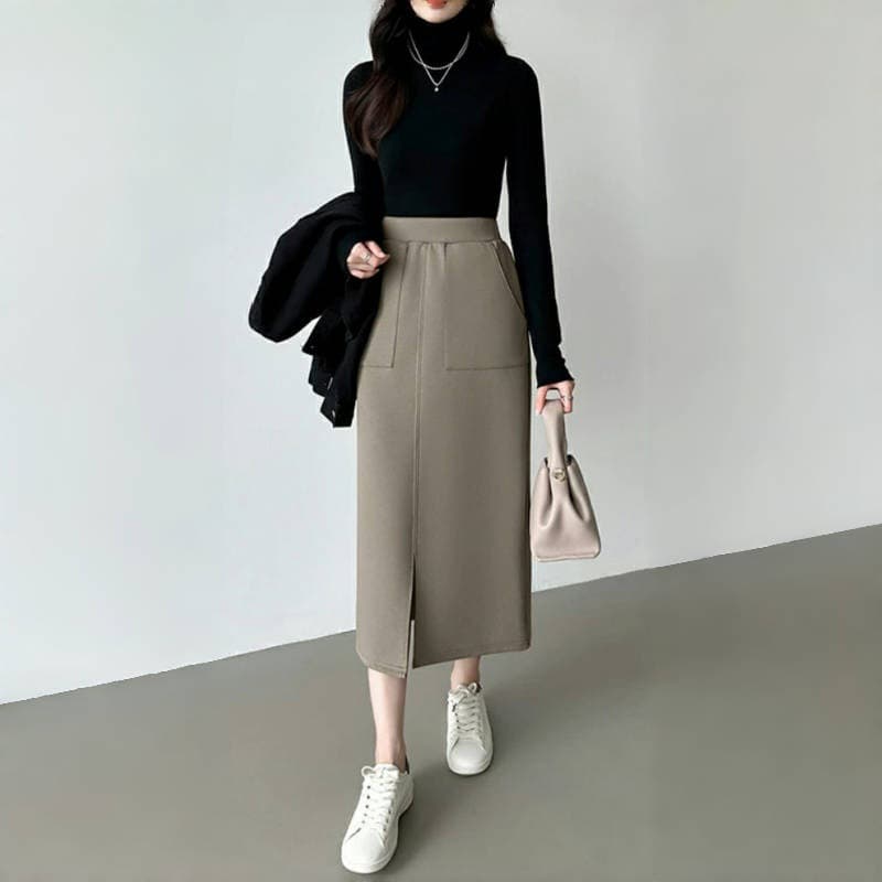 ママコーデ きちんと感あふれる大人の定番スカート